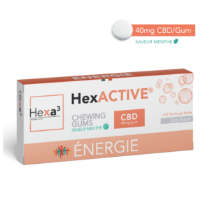 Chewing-Gums CBD Energie - HEXA3