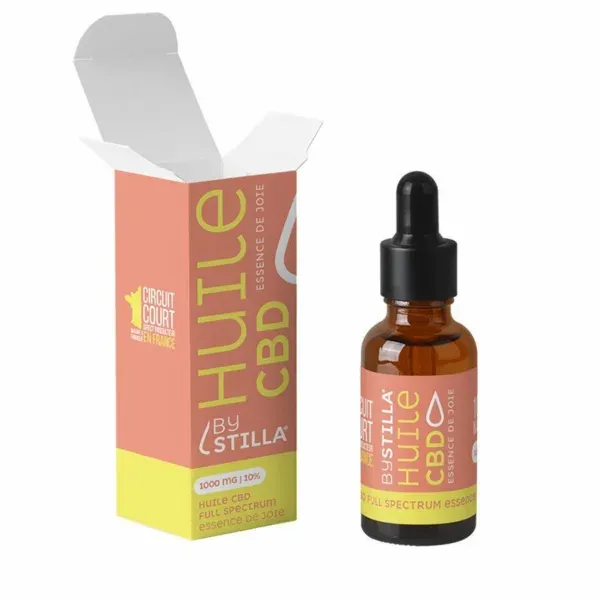 Huile CBD Full Spectrum 40% Essence de joie 10mL - BY STILLA