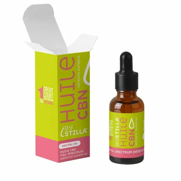 Huile CBN Full Spectrum 10% Détente Suprême 10mL - BY STILLA