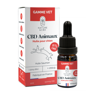 Huile CBD Chien 15% - NATURE & CBD